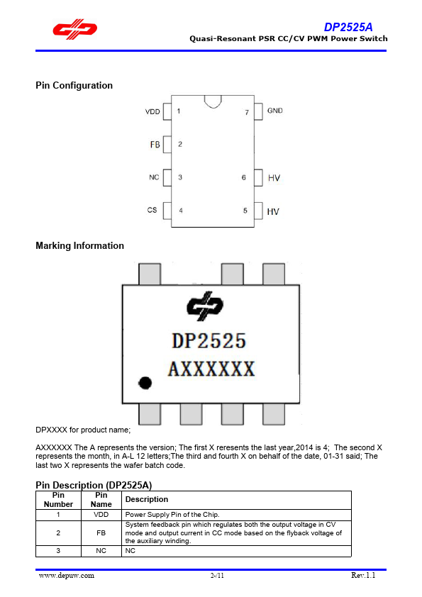 DP2525A