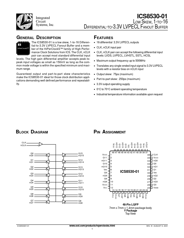 ICS8530-01