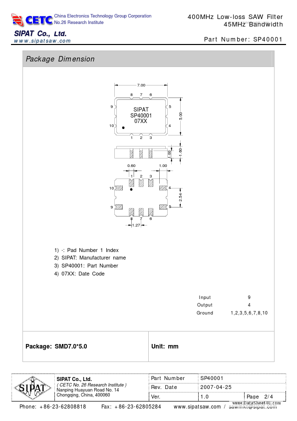 SP40001