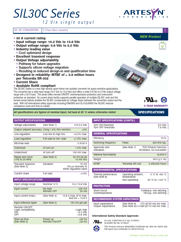 SIL30C-12SADJ-HP4J