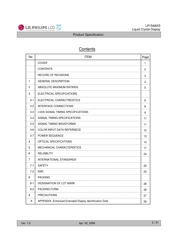 LP154WX5-TLB1