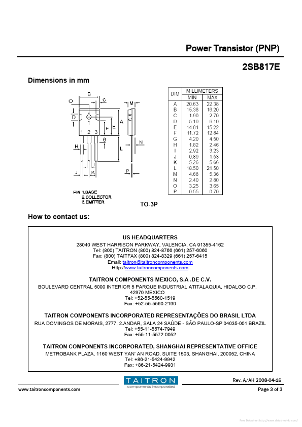 2SB817E