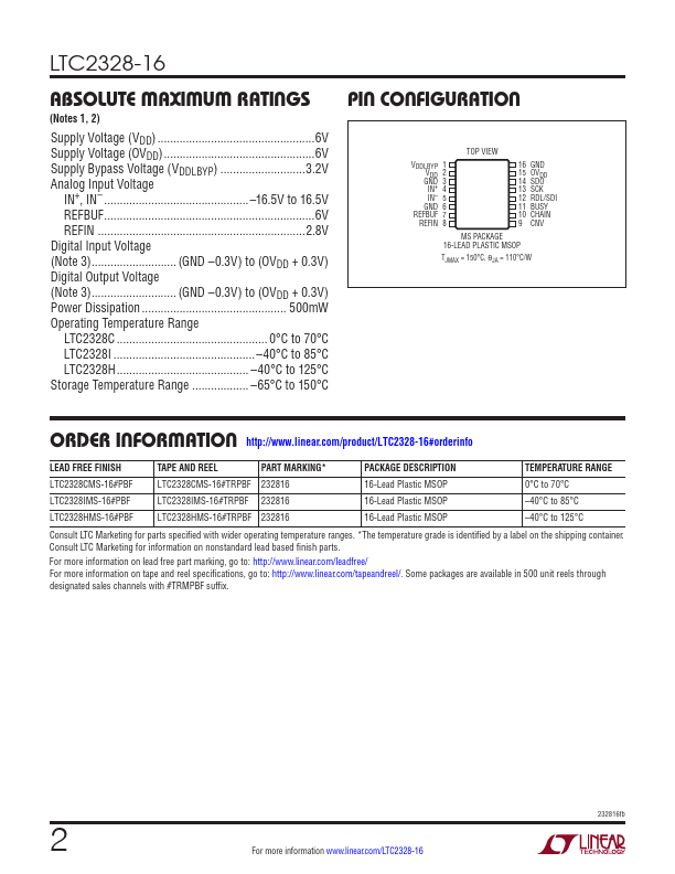 LTC2328-16