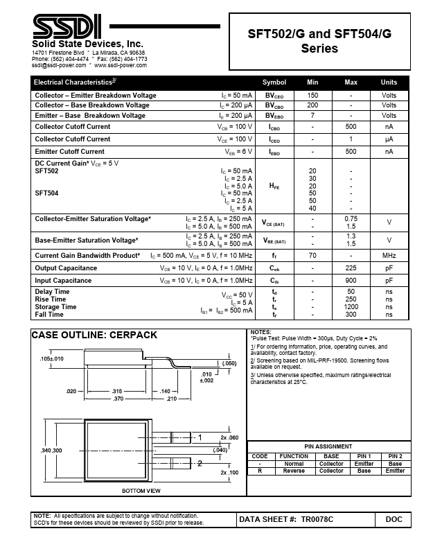 SFT502G