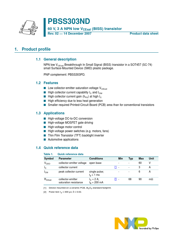 PBSS303ND