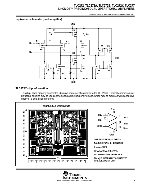 TLC272Y