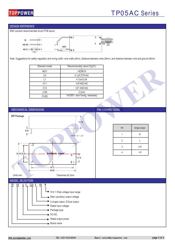 TP05AC220S05W