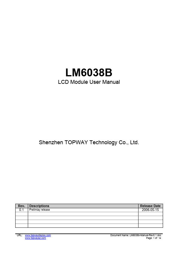 LM6038B