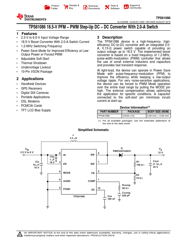 TPS61086