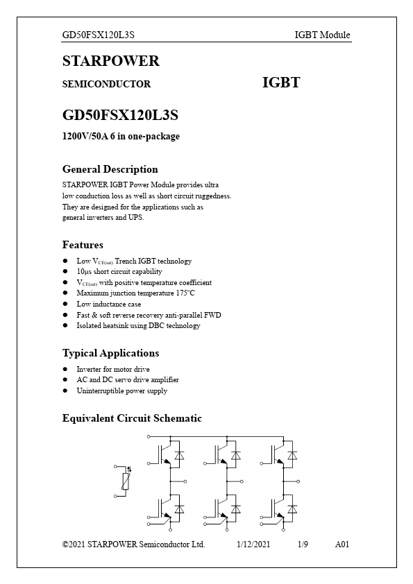 GD50FSX120L3S Datasheet Preview