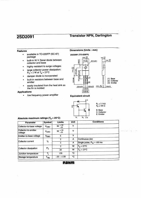 2SD2091