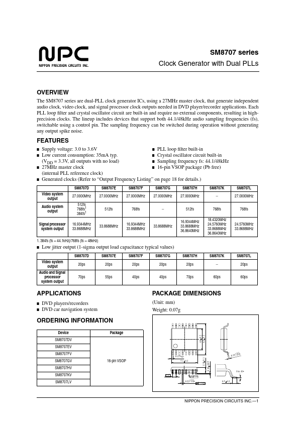 SM8707KV