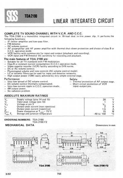 TDA2190