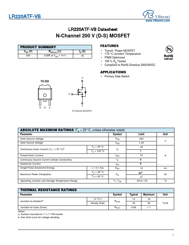LR220ATF Datasheet Preview