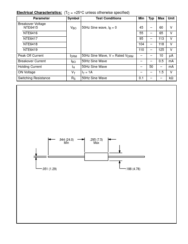 NTE6419