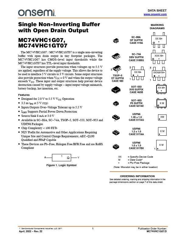 MC74VHC1G07