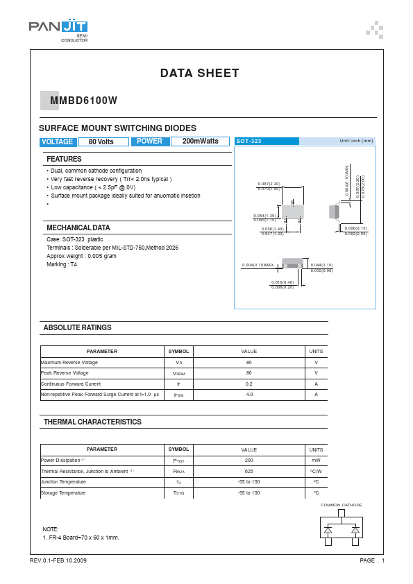 MMBD6100W