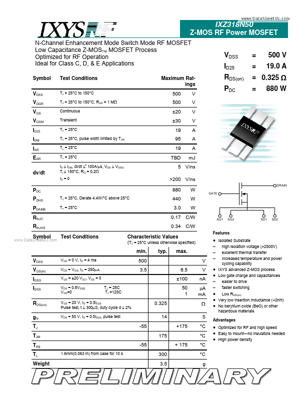 IXZ318N50