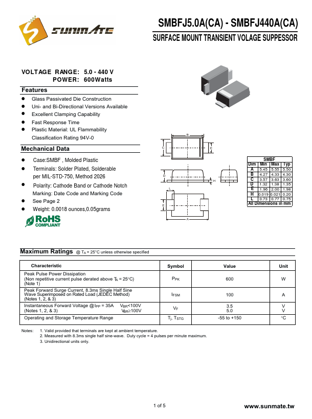 SMBFJ7.5A