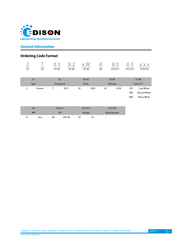 PLCC2835-0.2W