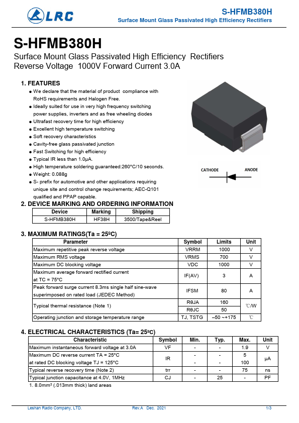 S-HFMB380H Datasheet Preview
