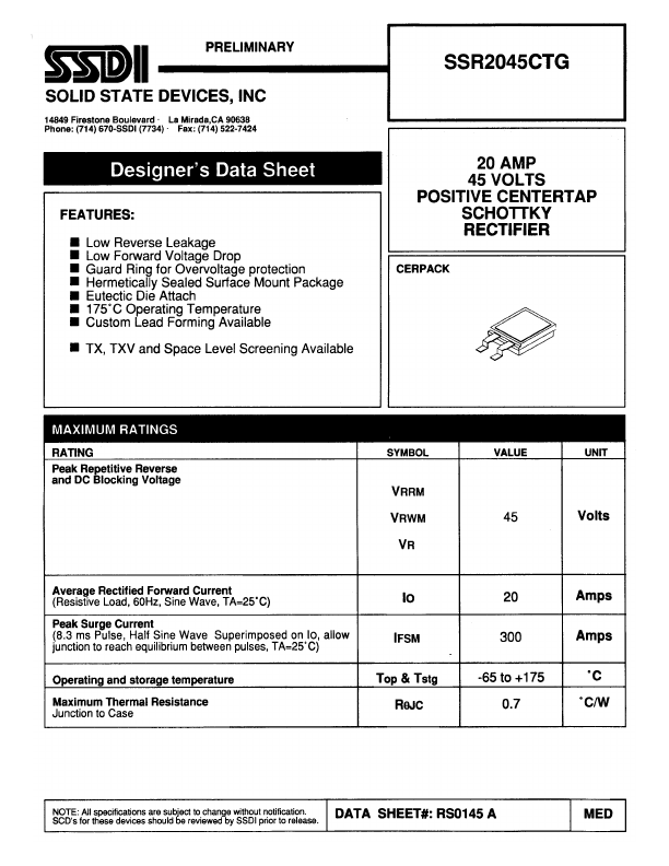 SSR2045CTG