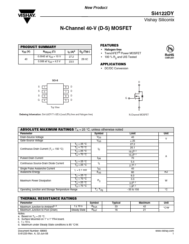 SI4122DY