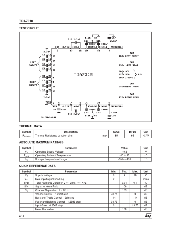 TDA7318