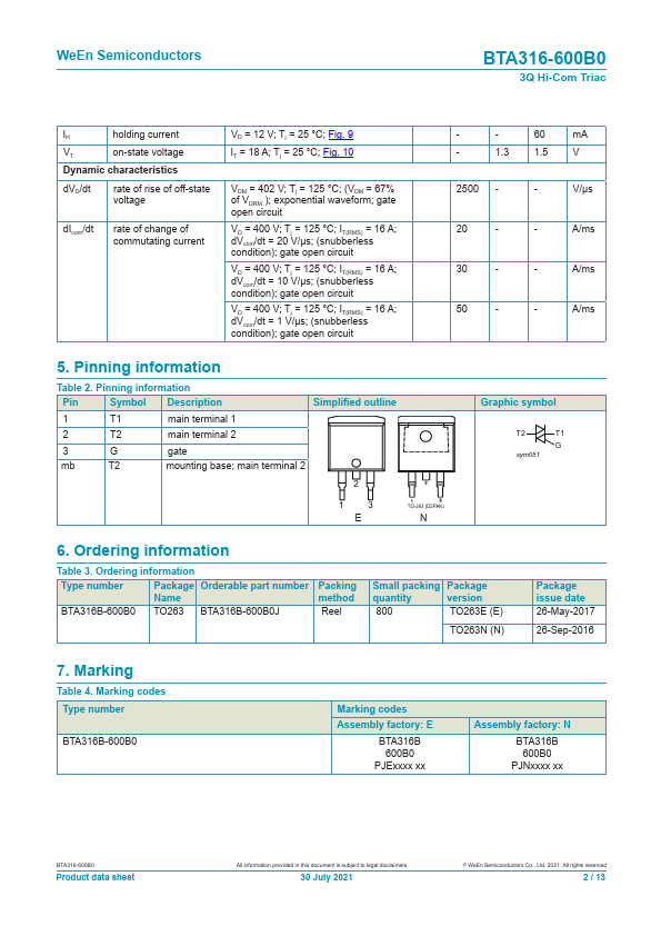 BTA316B-600B0