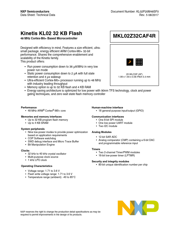 MKL02Z32CAF4R