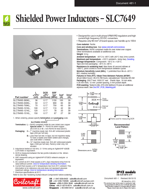 SLC7649S-101KLC