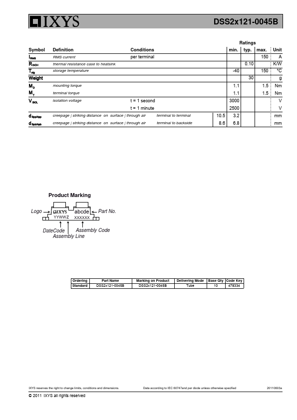 DSS2x121-0045B