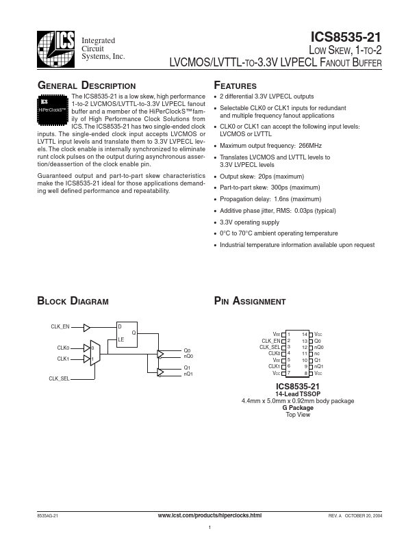 ICS8535-21