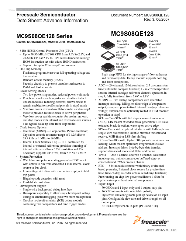 MC9S08QE96
