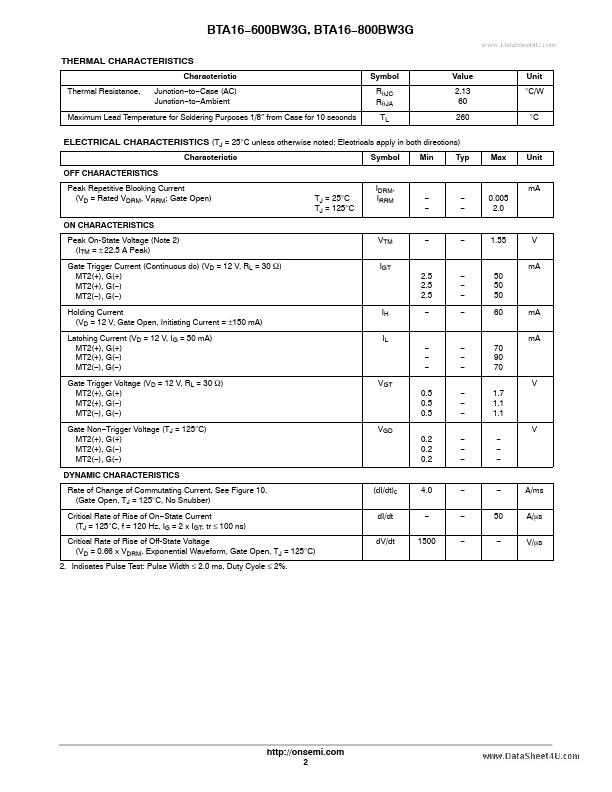 BTA16-600BW3G