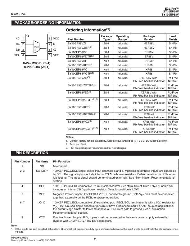 SY100EP58V