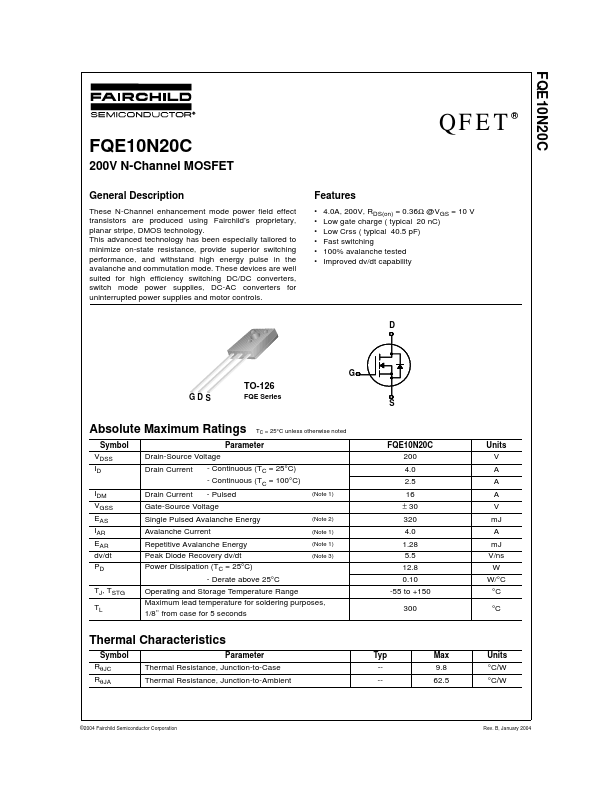 FQE10N20C