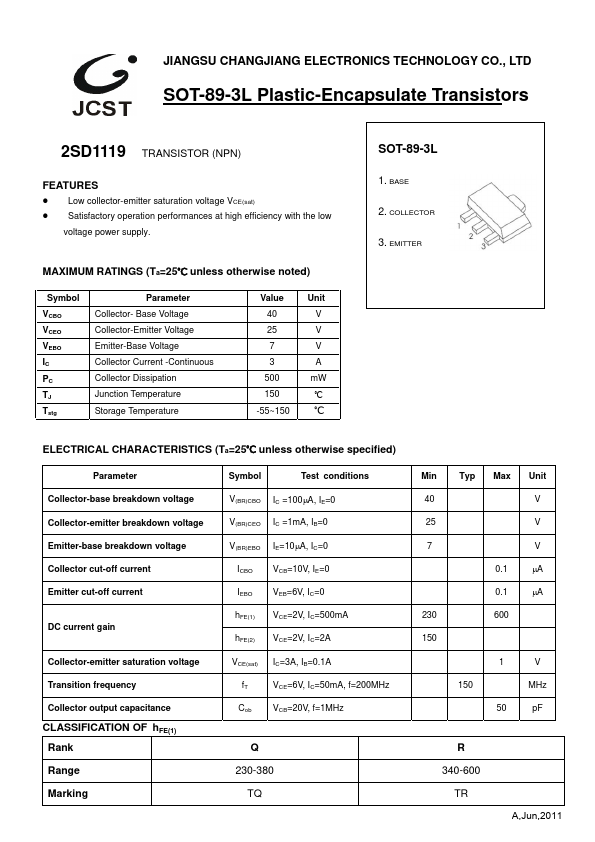 2SD1119