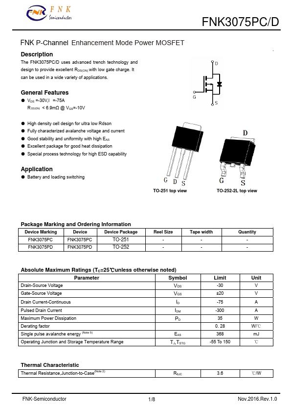 FNK3075PC