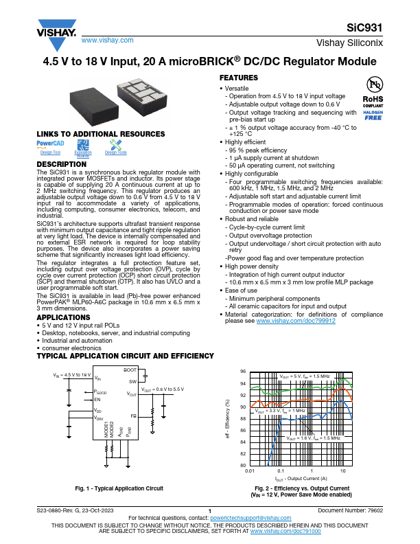 SiC931 Datasheet Preview