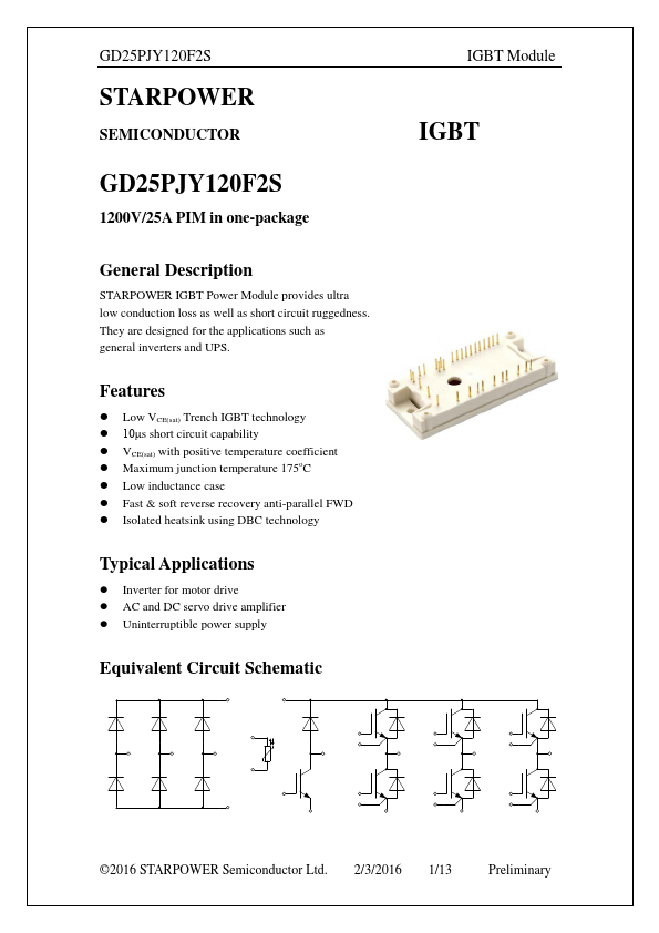 GD25PJY120F2S Datasheet Preview