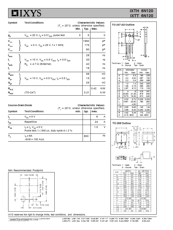 IXTT6N120