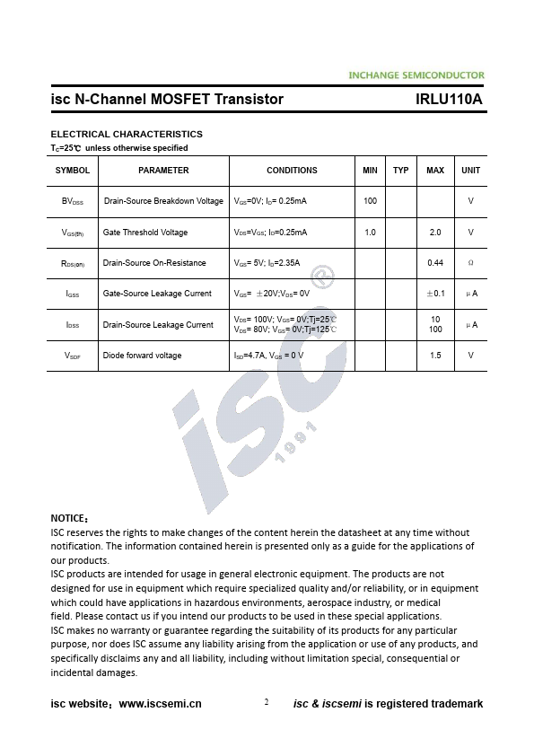 IRLU110A