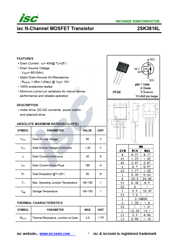 2SK3816L