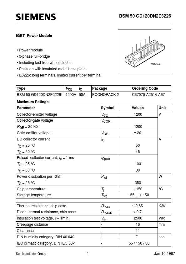 BSM50GD120DN2E3226