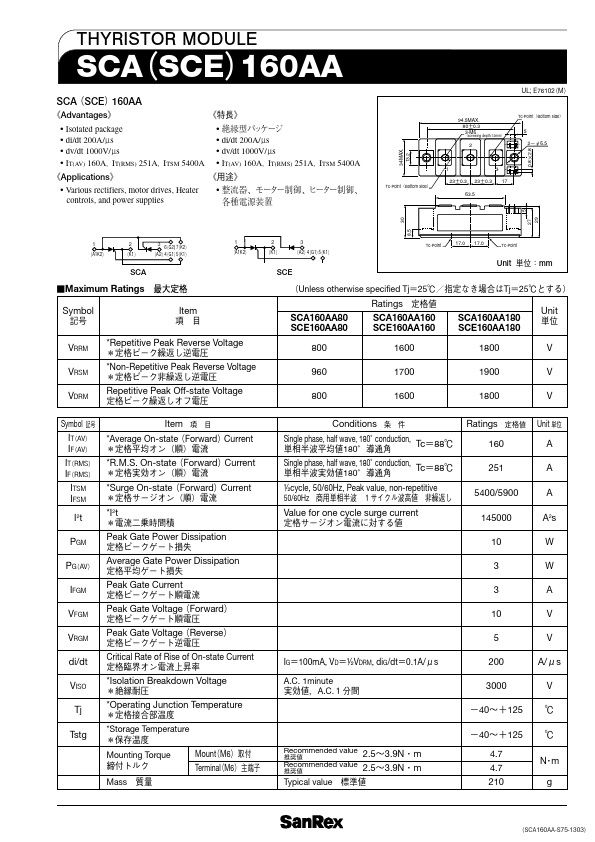 SCE160AA180