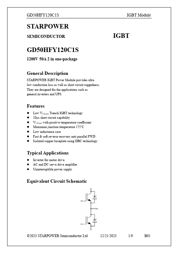 GD50HFY120C1S Datasheet Preview