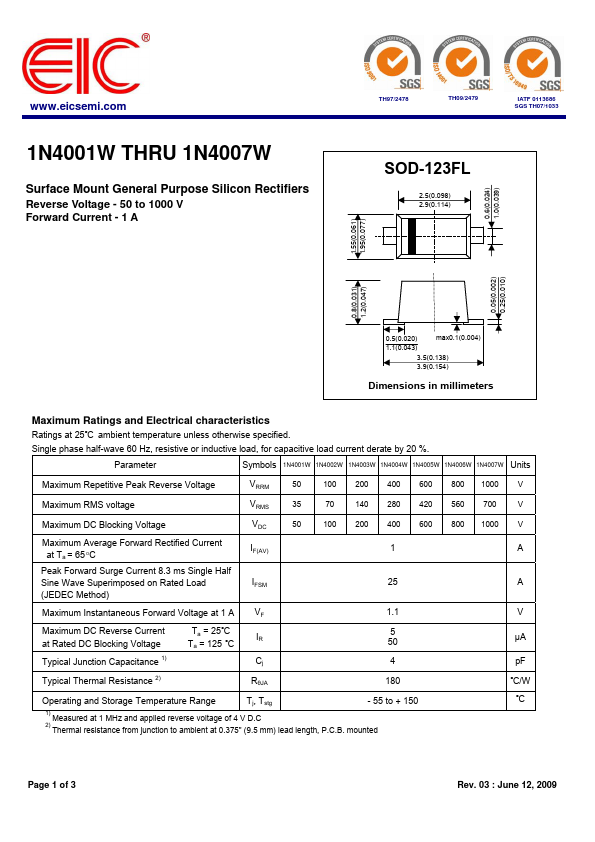 1N4002W