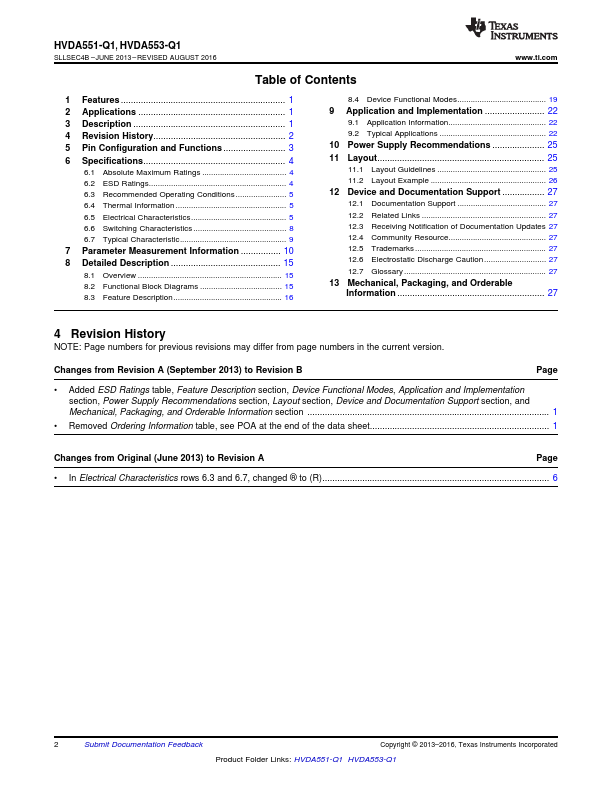 HVDA553-Q1 page 2 preview