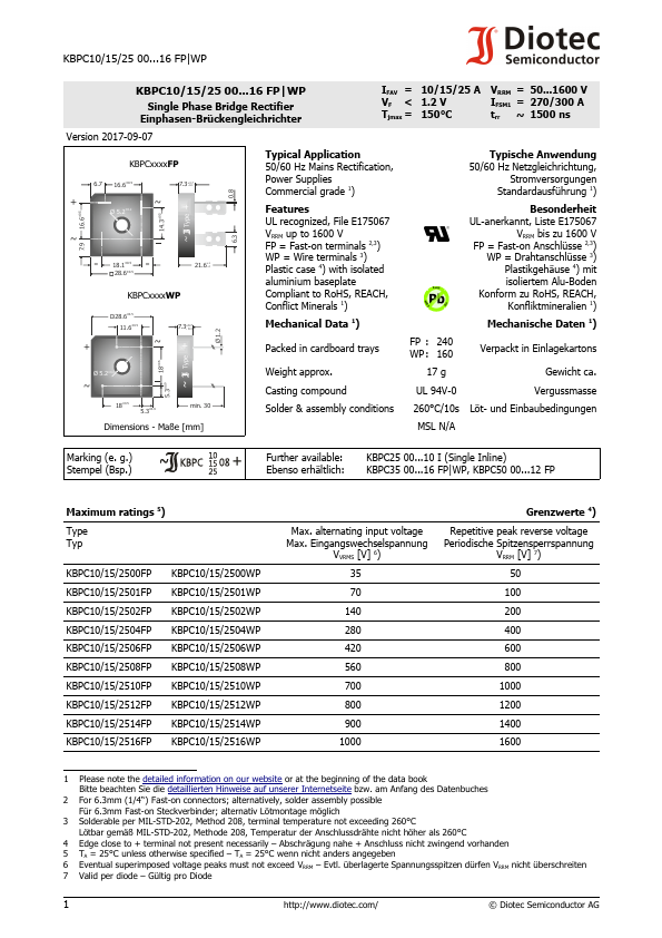 KBPC1006FP